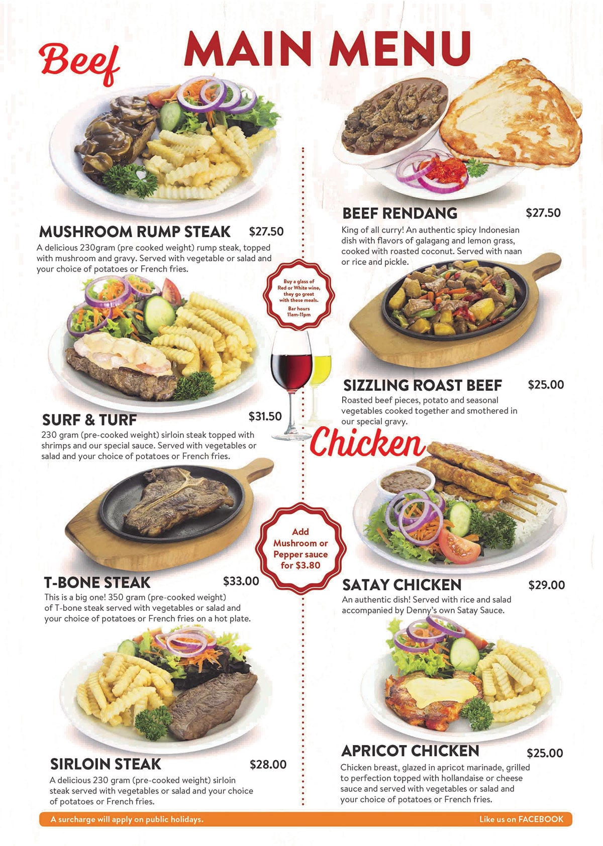 Denny’s Menu - Restaurant Dining | Denny’s New Zealand