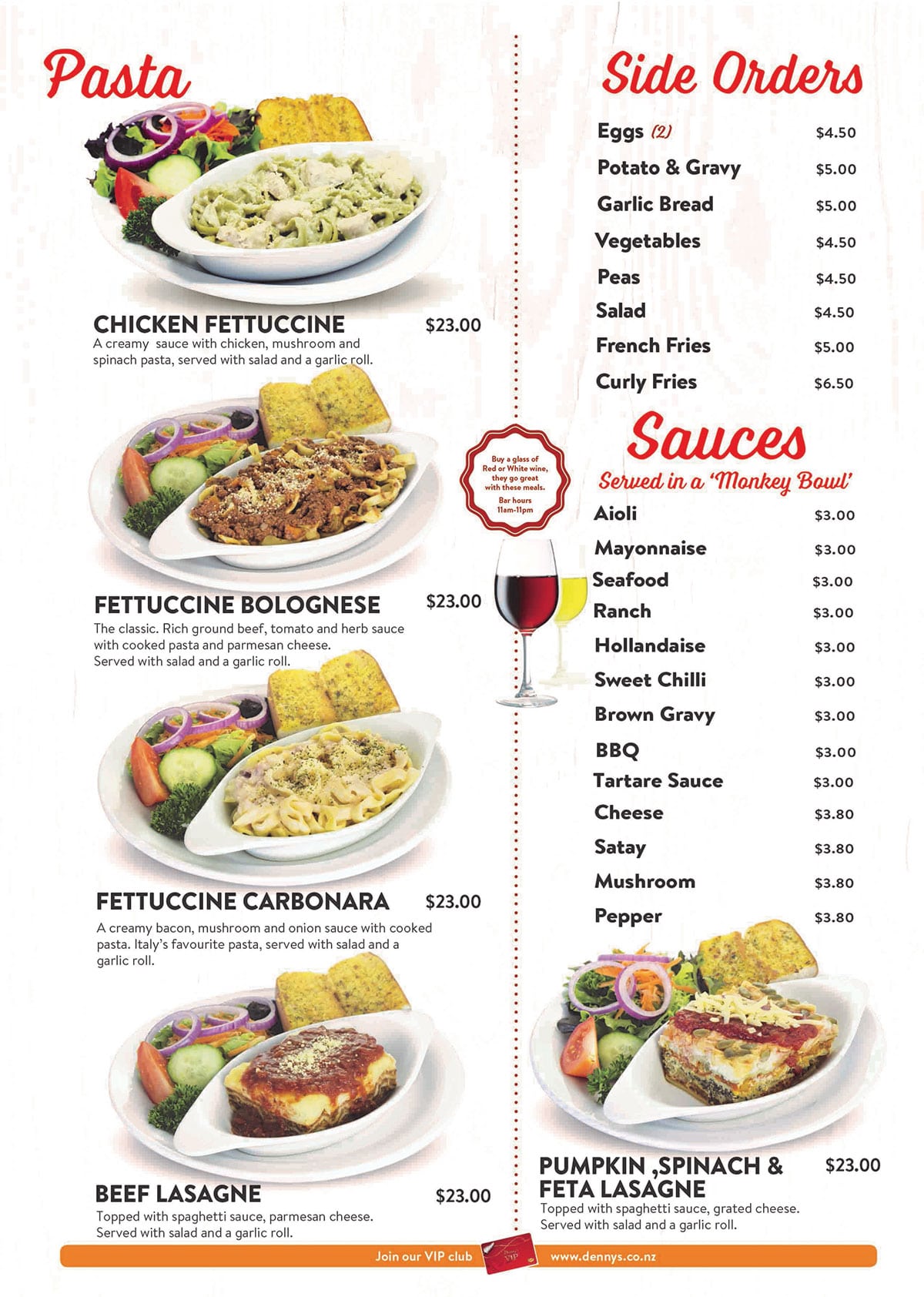 Dish Restaurant Menu With Prices