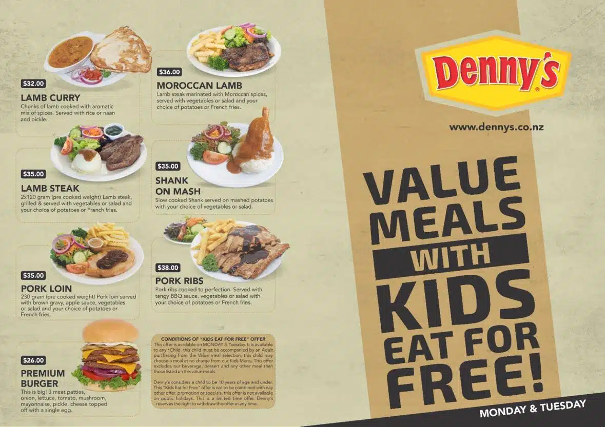 Dennys Promotions Check Out Our Great
