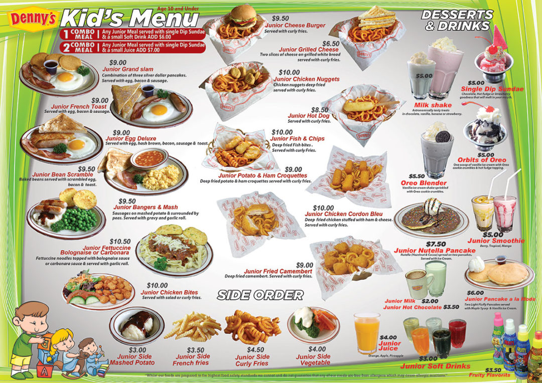 Menu - Denny's Family Restaurant Head Office